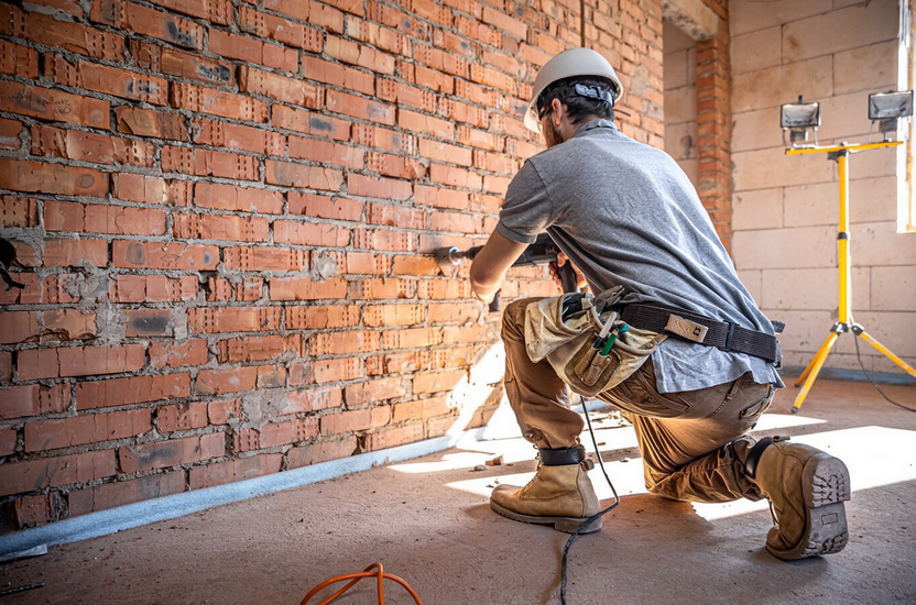 handyman-construction-site-process-drilling-wall-with-perforator