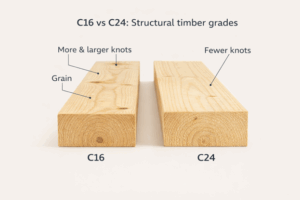 c16 vs c24 timber