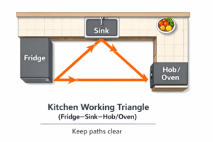 Kitchen Triangle Rule