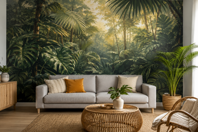 Wall Murals Scale, Placement, and How to Avoid a Busy Room
