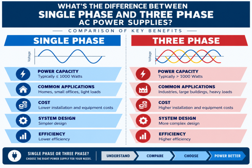 Difference between single phrase and three phase