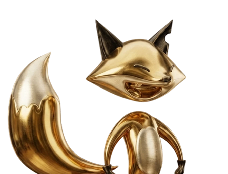 Golden mascot